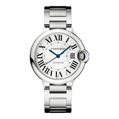 Cartier Ballon Blue de Cartier 36 Automatic Stainless Steel / Silver / Bracelet ref W6920046
