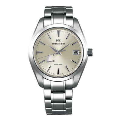 Grand Seiko Spring Drive Stainless Steel / Champagne / Bracelet ref SBGA201