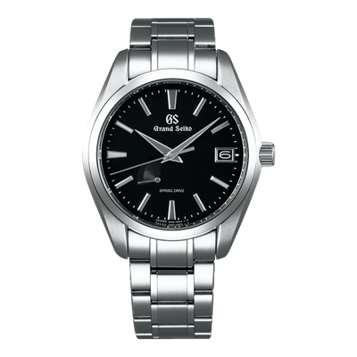 Spring Drive Stainless Steel / Black / Bracelet