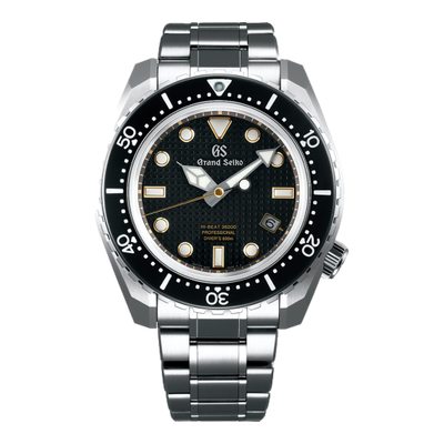 Grand Seiko Automatic Hi-Beat 36000 Professional 600 m Diver's Titanium / Black / Bracelet ref SBGH255