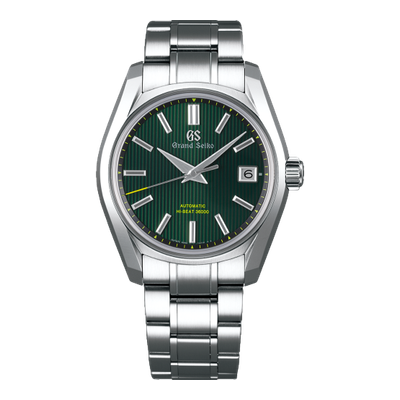 Grand Seiko Automatic Date Stainless Steel / Green / Bracelet / 62GS ref SBGH261