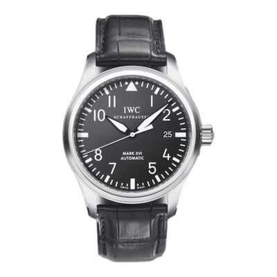 Pilot's Watch Mark XVI Stainless Steel / Black / Strap