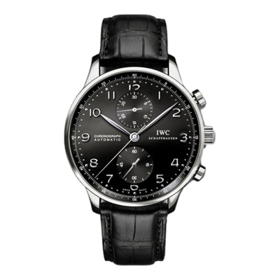 Portuguese Chrono-Automatic Stainless Steel / Black