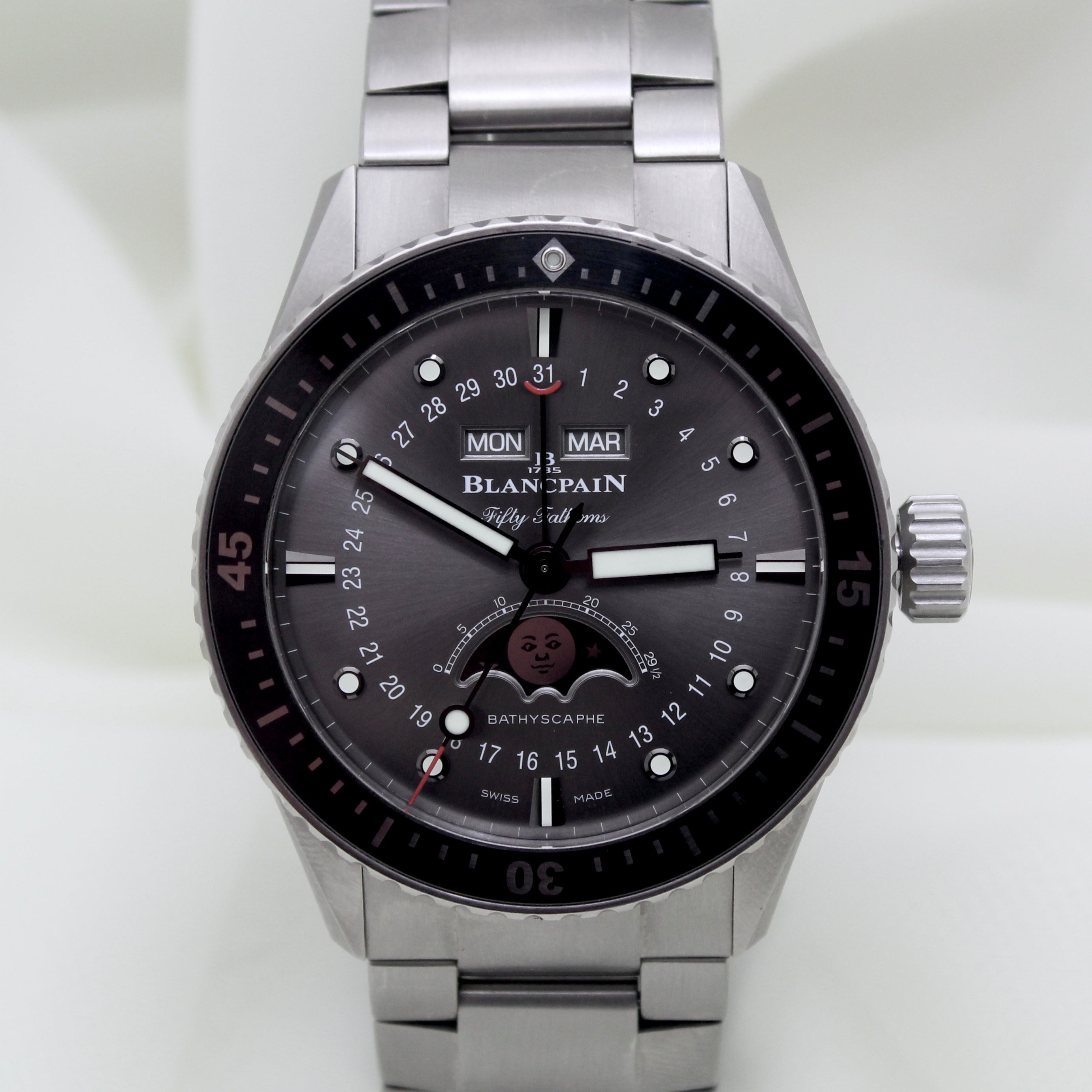 Blancpain Fifty Fathoms Bathyscaphe Complet Phases de Lune