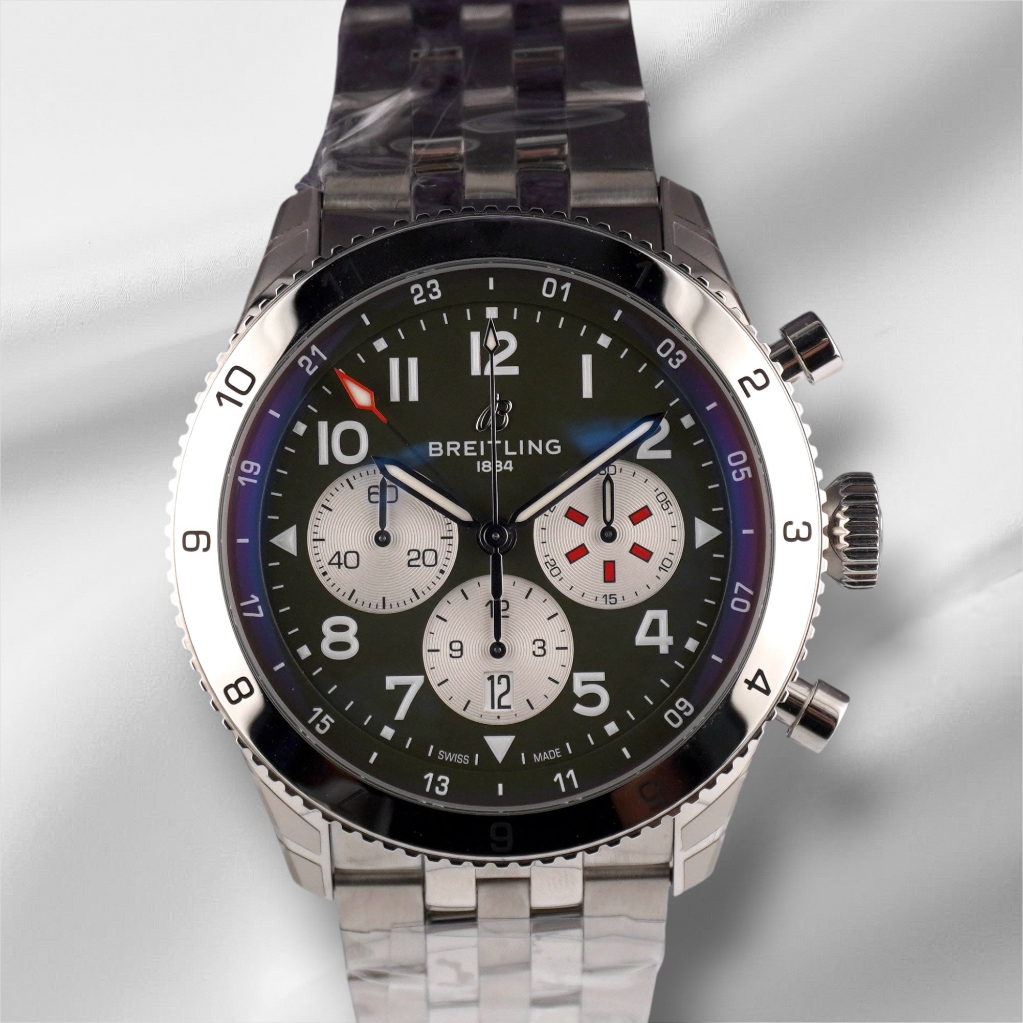 Breitling Super AVI B04 Chronograph GMT 46 Curtiss Warhawk