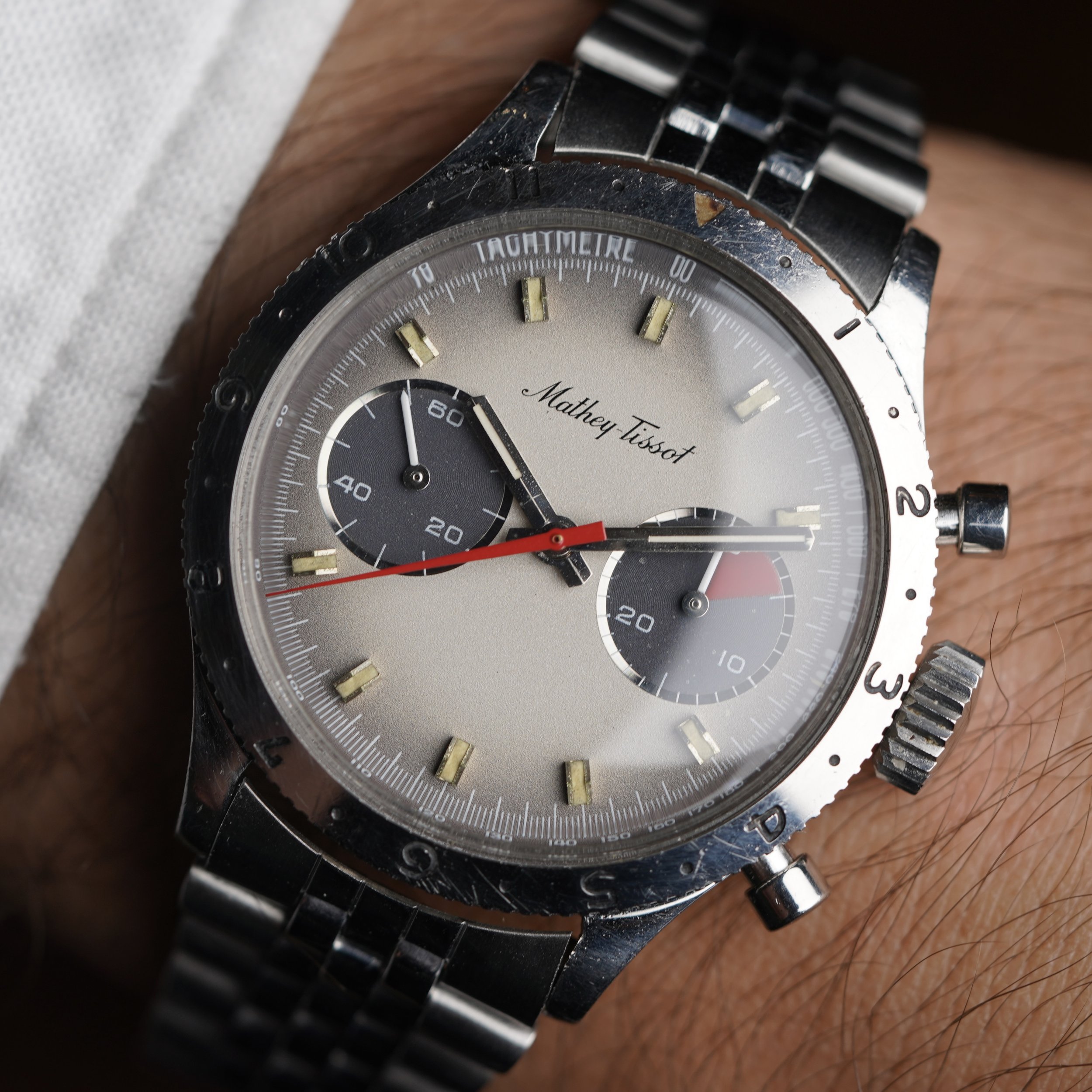 Mathey-Tissot Type XX Case Chronograph
