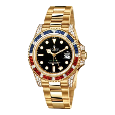 Rolex GMT-Master II Yellow Gold SARU ref 116758 SARU