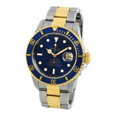 Rolex Submariner Date 16613 Blue Tiffany Tritium ref 16613 Blue Tiffany Tritium